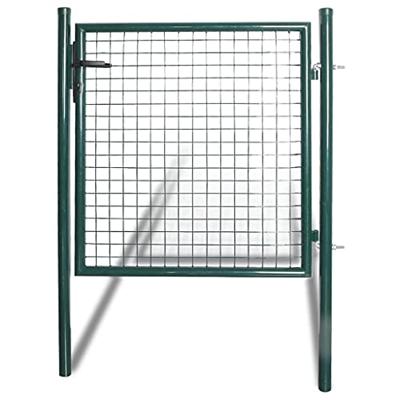 VidaXL Enkele deur 100x100 cm gepoedercoat staal