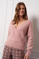 Aivy mohair pullover - dusty pink - 13303 - thumbnail