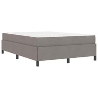 Boxspring bed Taupe en Zwart 140 x 200 cm - thumbnail