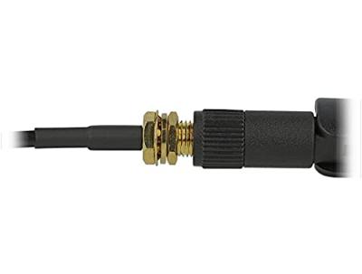 Delock LoRa 868 MHz antenne SMA stekker 3 dBi omnidirectioneel met kantelgewricht zwart