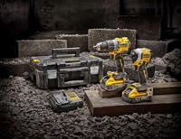 DeWALT DCK2050H2T Accu combiset 2-delig (DCD805 + DCF850) 18V XR 5.0Ah POWERSTACK in TSTAK - thumbnail