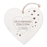 Houten hart voor oma graveren - thumbnail