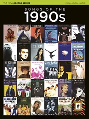 Hal Leonard The New Decade Series: Songs of the 1990s voor piano, gitaar en zang Hal Leonard The New Decade Series: Songs of the 1990s voor piano, gitaar en zang