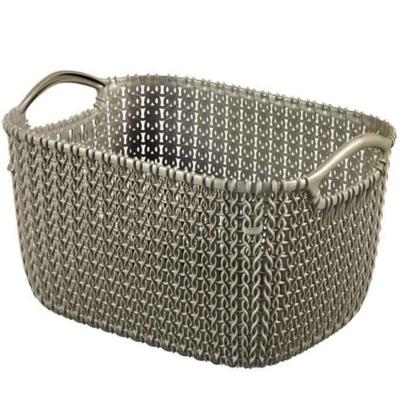 Curver Knit wasmand 8 l Rechthoekig Kunststof Bruin Curver Knit wasmand 8 l Rechthoekig Kunststof Bruin