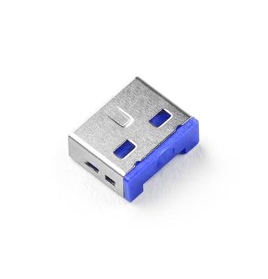 Smartkeeper UL03P2DB USB-A-poortslot Set van 100 stuks Donkerblauw Zonder sleutel