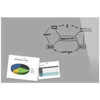 Sigel SI-B1306 Be!Board Glasmagneetbord 90x60 cm Composiet Grijs - thumbnail
