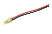 Mini Tamiya stekker met silicone kabel 16awg, man - thumbnail