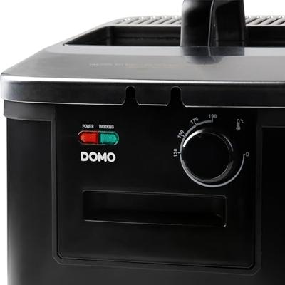Frituurpan - DOMO - DO545FR - 4 liter - 2000 watt - Instelbare temperatuur 130-190 °C