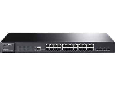 TP-LINK T2600G-28TS netwerk-switch Managed L2 Gigabit Ethernet (10/100/1000) Zwart