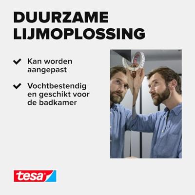 tesa MIRROR 55734-00000-02 Montagetape tesa Powerbond Wit (l x b) 5 m x 38 mm 1 stuk(s) tesa MIRROR 55734-00000-02 Montagetape tesa Powerbond Wit (l x b) 5 m x 38 mm 1 stuk(s)