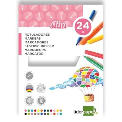 Set Viltstiften Liderpapel RT07 Multicolour (24 Onderdelen) Set Viltstiften Liderpapel RT07 Multicolour (24 Onderdelen)