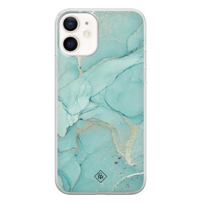 iPhone 12 siliconen hoesje - Touch of mint