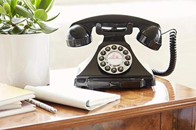 GPO Retro 1929SPUSHBLA Telefoon klassiek bakeliet jaren ’20 ontwerp GPO Retro 1929SPUSHBLA Telefoon klassiek bakeliet jaren ’20 ontwerp