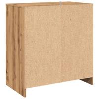 Dressoir 70x41x75 cm bewerkt hout artisanaal eikenkleur - thumbnail