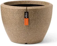 Capi bloempot bol Arc Granite 48x35 cm taupe - thumbnail