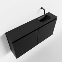 MONDIAZ TURE 100cm toiletmeubel urban. EDEN wastafel urban rechts geen kraangat - thumbnail