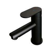 Wastafelmengkraan Brauer Black Edition Coldstart Opbouw Laag Platte Hendel Mat Zwart Brauer - thumbnail