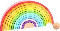 Small Foot houten bouwblokken regenboog xl, 14dlg. - thumbnail