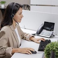 Yealink Headset YHS34 Mono - Eén oor hoofdtelefoon - met RJ-aansluitkabel - thumbnail