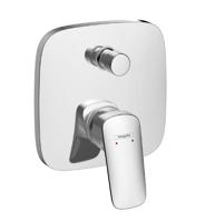 Hansgrohe Logis ééngreeps badmengkraan afbouwdeel met zekerheidscombinatie, chroom - thumbnail