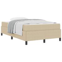 Bedframe met matras Lichtgroen Grijs 120 x 190 cm Stof - thumbnail