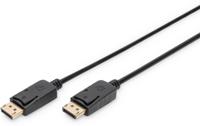 Digitus AK-340103-010-S DisplayPort-kabel DisplayPort Aansluitkabel DisplayPort-stekker, DisplayPort-stekker 1.00 m Zwart - thumbnail