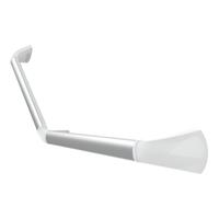 SecuCare wand bad/douche greep Alu wit hoek 45 gr - thumbnail