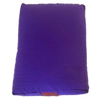 Yogi & Yogini Meditatiekussen Rechthoekig Katoen Violet - 7e Chakra - 38 x 28 x 15 cm - thumbnail