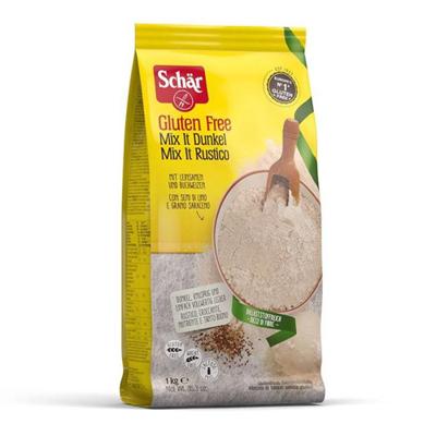 Schar Broodmix bruin glutenvrij 1 Kilogram Schar Broodmix bruin glutenvrij 1 Kilogram