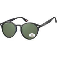 Zonnebril montana groen g15 polar rond glas zwart - thumbnail