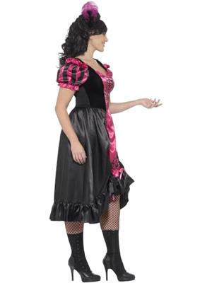 Saloon girl kostuum plus size