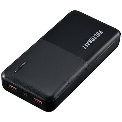 VOLTCRAFT PB-19C-M Powerbank 20000 mAh USB PD, Quick Charge LiPo Zwart VOLTCRAFT PB-19C-M Powerbank 20000 mAh USB PD, Quick Charge LiPo Zwart