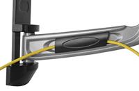 Neomounts LED-W700SILVER TV-beugel Inklapbaar, Uittrekbaar 81,3 cm (32) - 152,4 cm (60) Kantelbaar en zwenkbaar - thumbnail