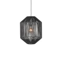 LABEL51 Hanglamp 'Ibiza' Jute, kleur Zwart - thumbnail