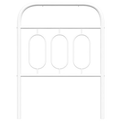 Hoofdbord 75 cm metaal wit Hoofdbord 75 cm metaal wit