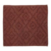 Badmat Sealskin Aztec 60x60 cm Katoen Donkerroze - thumbnail