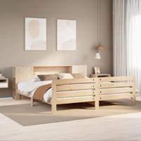 Bedframe zonder matras massief grenenhout 200x200 cm - thumbnail