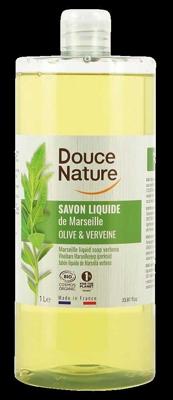 Douce Nature Zeep Marseille vloeibaar ijzerkruid/verbena bio 1 Liter