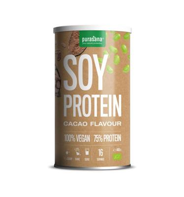 Purasana Proteine soja cacao vegan bio 400 Gram