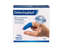 Cohesief verband blauw detectaplast assorti 7stuks - thumbnail