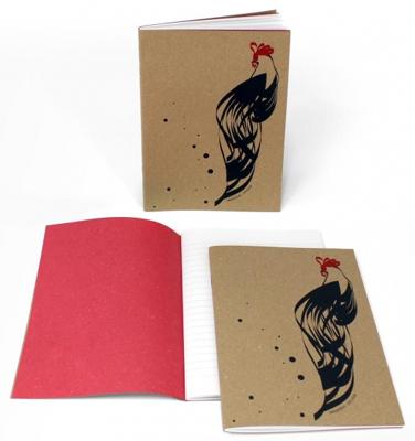 Arbos schrift kip leren kaft lichtbruin 15x21 cm Arbos schrift kip leren kaft lichtbruin 15x21 cm