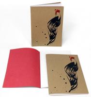 Arbos schrift kip leren kaft lichtbruin 15x21 cm - thumbnail