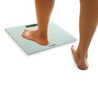 Nedis Personenweegschaal | Digitaal | Wit | Gehard Glas | 1 stuks - PESC500WT PESC500WT - thumbnail