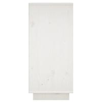 Dressoirs 2 st 31,5x34x75 cm massief grenenhout wit - thumbnail