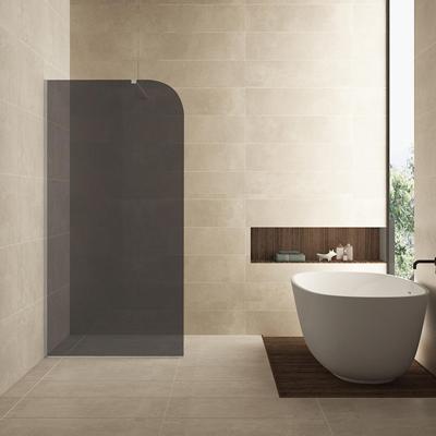 Inloopdouche Wiesbaden Curvea 100x200 cm 8 mm Nano Rookglas Inloopdouche Wiesbaden Curvea 100x200 cm 8 mm Nano Rookglas