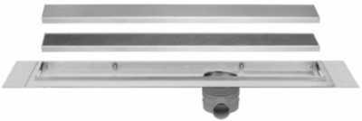 Easy Drain Multi TAF afvoergoot enkele plaat 70cm met Zero design rooster RVS edmtaf700