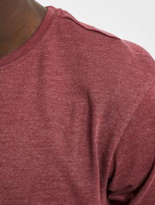 Urban Classics / t-shirt Shaped Melange Long in rood Urban Classics / t-shirt Shaped Melange Long in rood