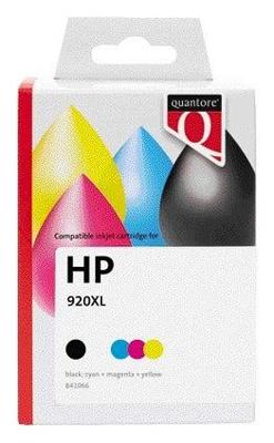 Inktcartridge quantore hp 920xl c2n92cn hc zw 3 kl | 12 stuks