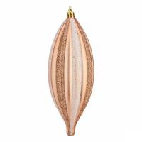 Kerst Decoratie Set Uitgerekt Koper PVC 3 x 3 x 18 cm (12 Stuks) - thumbnail