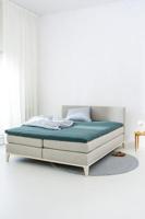 Auping Organic Jersey Hoeslaken Topper pine green - thumbnail